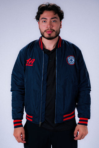 Clippers Flight Bomber Jacket - Apparel - Navy - 20-000247-S