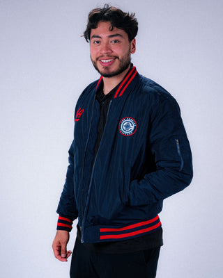 Clippers Flight Bomber Jacket - Apparel - Navy - 20-000247-S