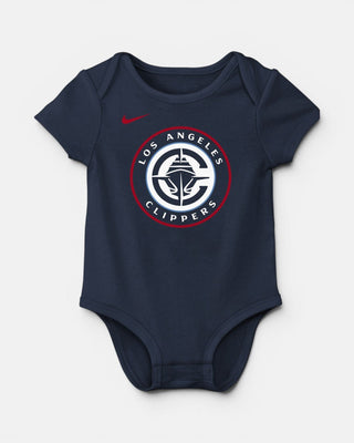 Clippers Global Logo Creeper Onesie - Apparel - Navy - 42-000001-12M