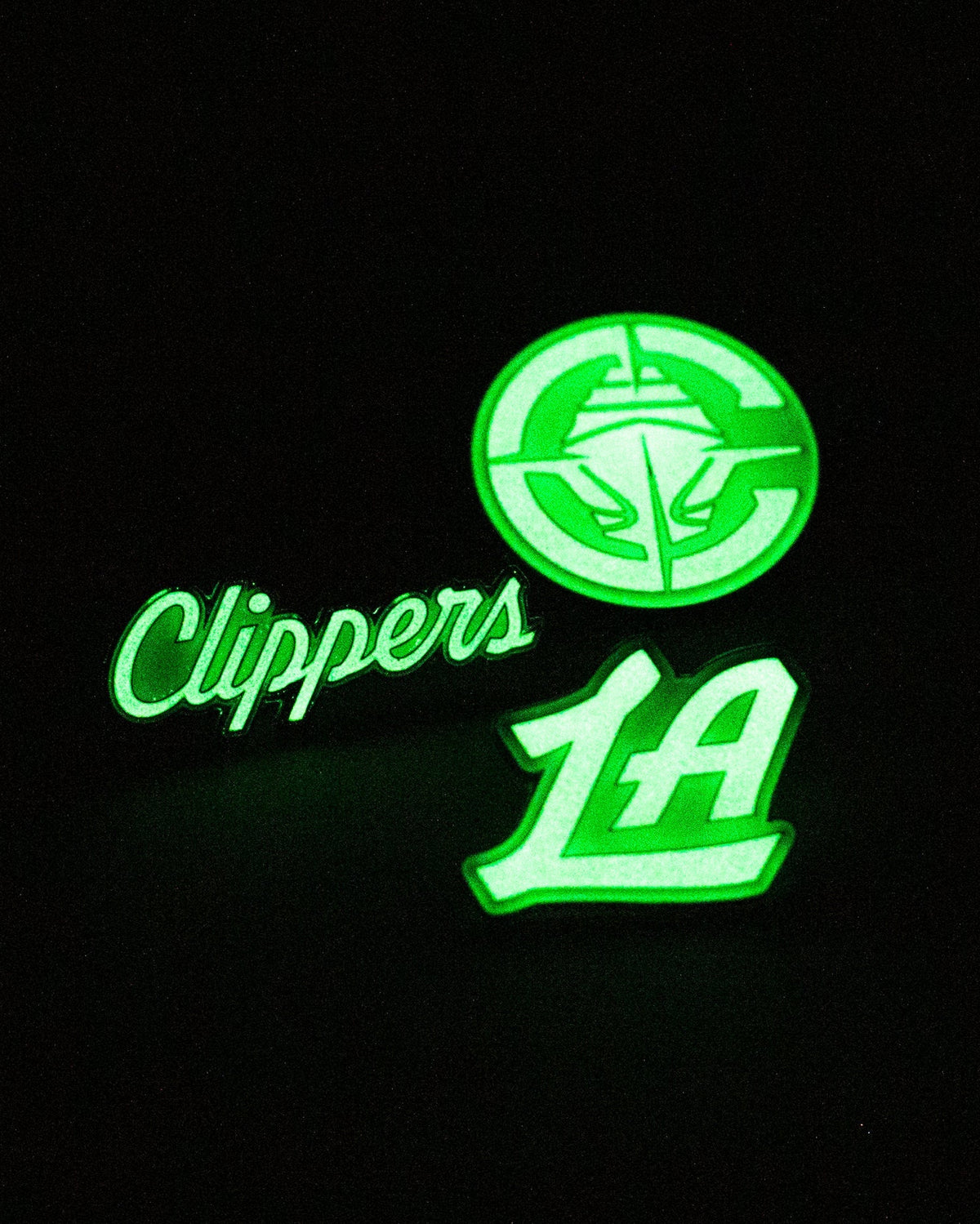 Clippers Glow in the Dark Pin - LA CLIPPERS TEAM STOREPSG72 - 000061