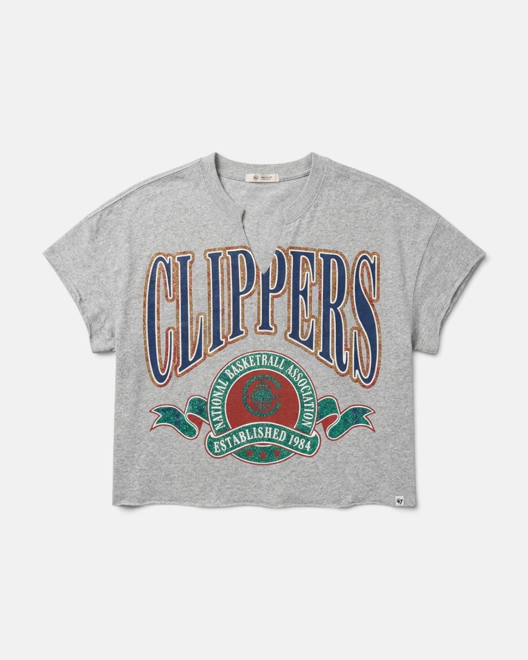 Clippers Graphic Notch Tee - Apparel - Grey - 30-000173-XS