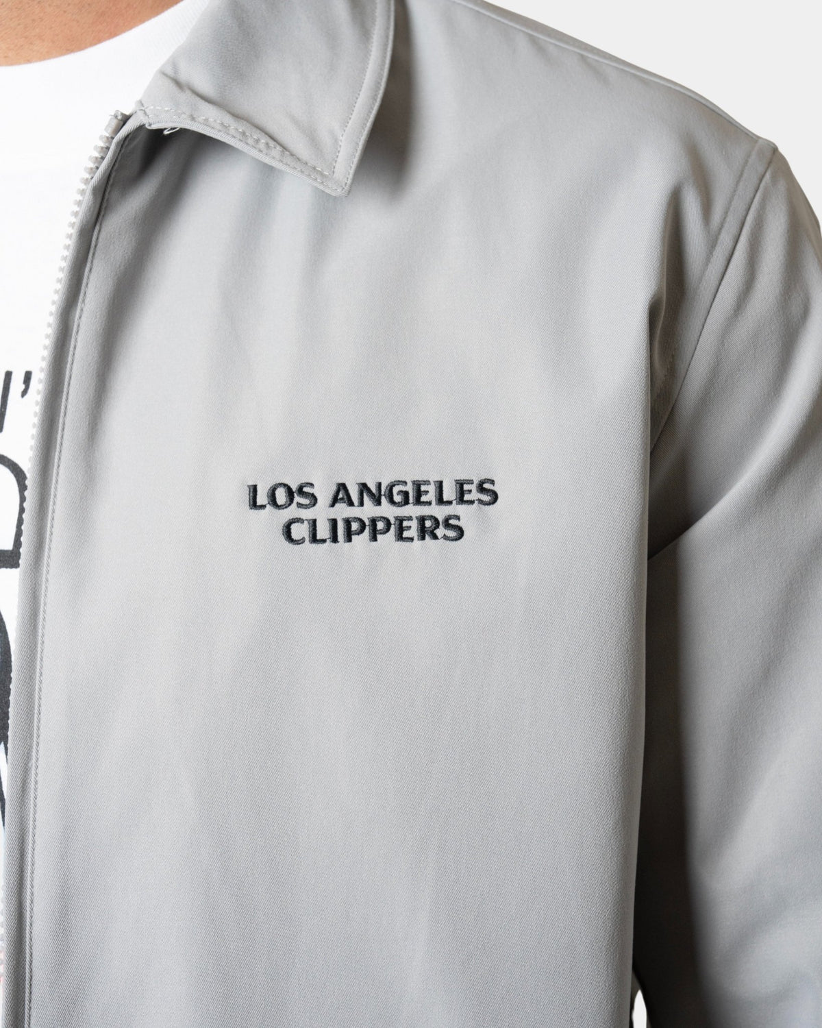 Clippers Gray Lightweight Coach’s Jacket - Apparel - Gray - 20-000349-S