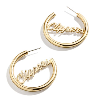 Clippers Hoop Earrings - LA CLIPPERS TEAM STOREBaubleBar53 - 000002