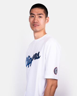 Clippers Ombre Logo Oversized Tee - Apparel - White - 20-000244-S
