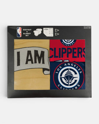 Clippers Onesie and Milestone Blanket Gift Set - Apparel - 0-3 M - 42-000002-0-3M