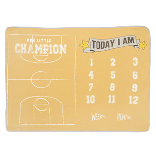 Clippers Onesie and Milestone Blanket Gift Set - LA CLIPPERS TEAM STOREOuterstuff42 - 000002 - 0 - 3M