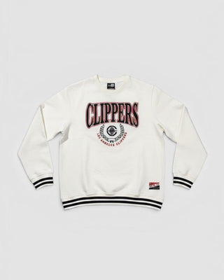 Clippers Retro Crest Crewneck - Apparel - Cream - 20-000266-S