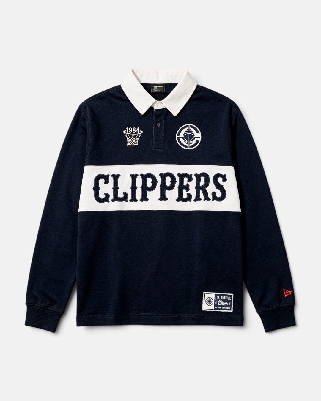Clippers Rugby Polo - Apparel - Navy - 20-000551-S