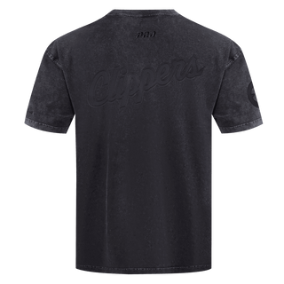 Clippers Vanguard Wash Stealth Logo Tee - Apparel - Black - 20-000215-S