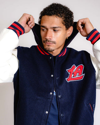 Clippers Varsity Jacket Hoodie - Apparel - Navy/White - 20 - 000203 - S