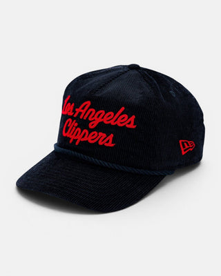 Clippers Vintage Script Corduroy Rope Hat - Headwear - Black - 60-000213