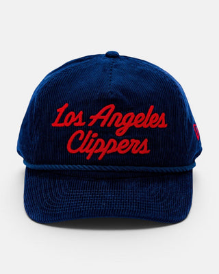 Clippers Vintage Script Corduroy Rope Hat - Headwear - Navy - 60-000214
