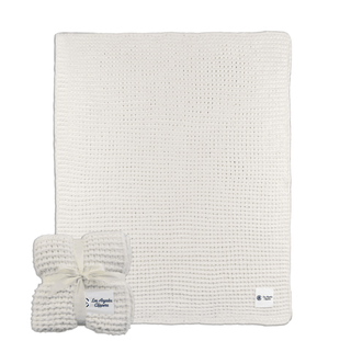 Clippers White Cable Knit Blanket - Accessories - 