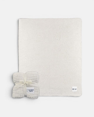Clippers White Cable Knit Blanket - Accessories - 77-000002