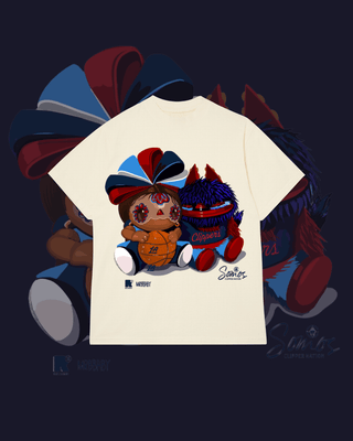 Clippers x Mr. B Baby “Somos Clipper Nation” Tee - Apparel - Beige - 20-000467-S