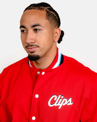 Clips Twill Bomber Jacket - Apparel - Red - 20 - 000184 - S
