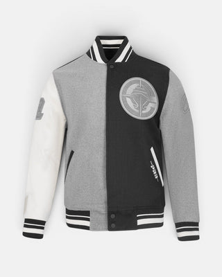 Color Panel LA Clippers Wool Varsity Jacket - Apparel - Black/Gray/White - 20-000140-S