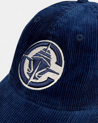 Corduroy Primary Logo 920 Strapback Hat - Headwear - Navy - 60-000001