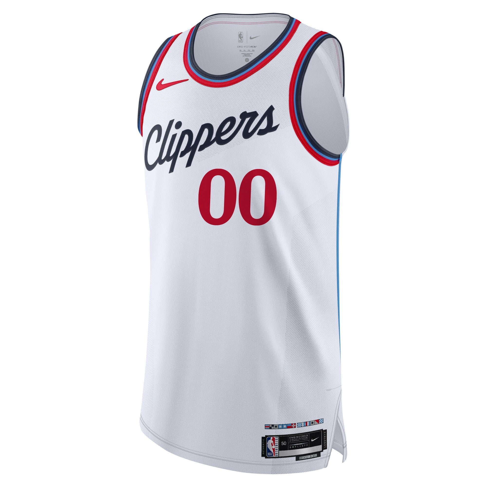 la clippers gear Custom LA Clippers Association Authentic Jersey