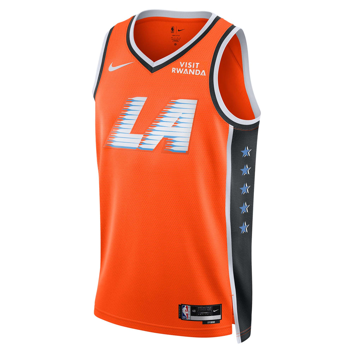 Custom '25 - '26 LA Clippers City Edition Swingman Jersey - Apparel - Orange - 11-000191-XS