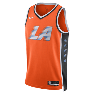 Custom '25 - '26 LA Clippers City Edition Swingman Jersey - Apparel - Orange - 11-000191-XS