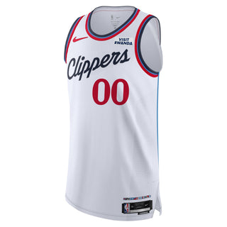 Custom LA Clippers Association Swingman Jersey - Jerseys - White - 11-000003-XS