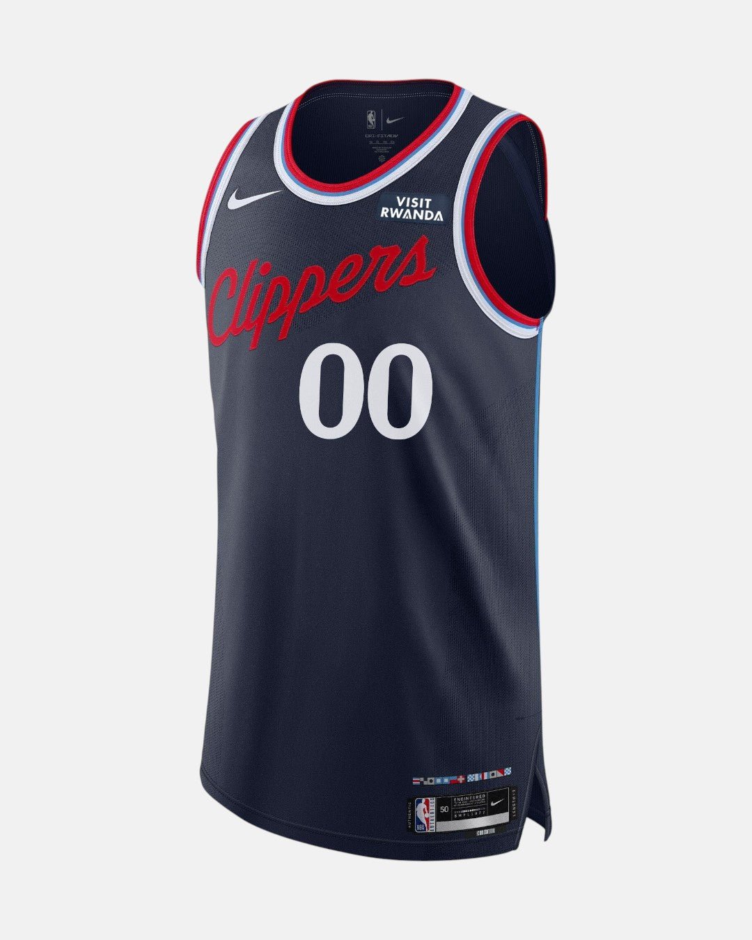 Custom LA Clippers Icon Swingman Jersey - Jerseys - Navy - 11-000010-XS