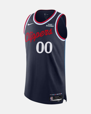 Custom LA Clippers Icon Swingman Jersey - Jerseys - Navy - 11-000010-XS