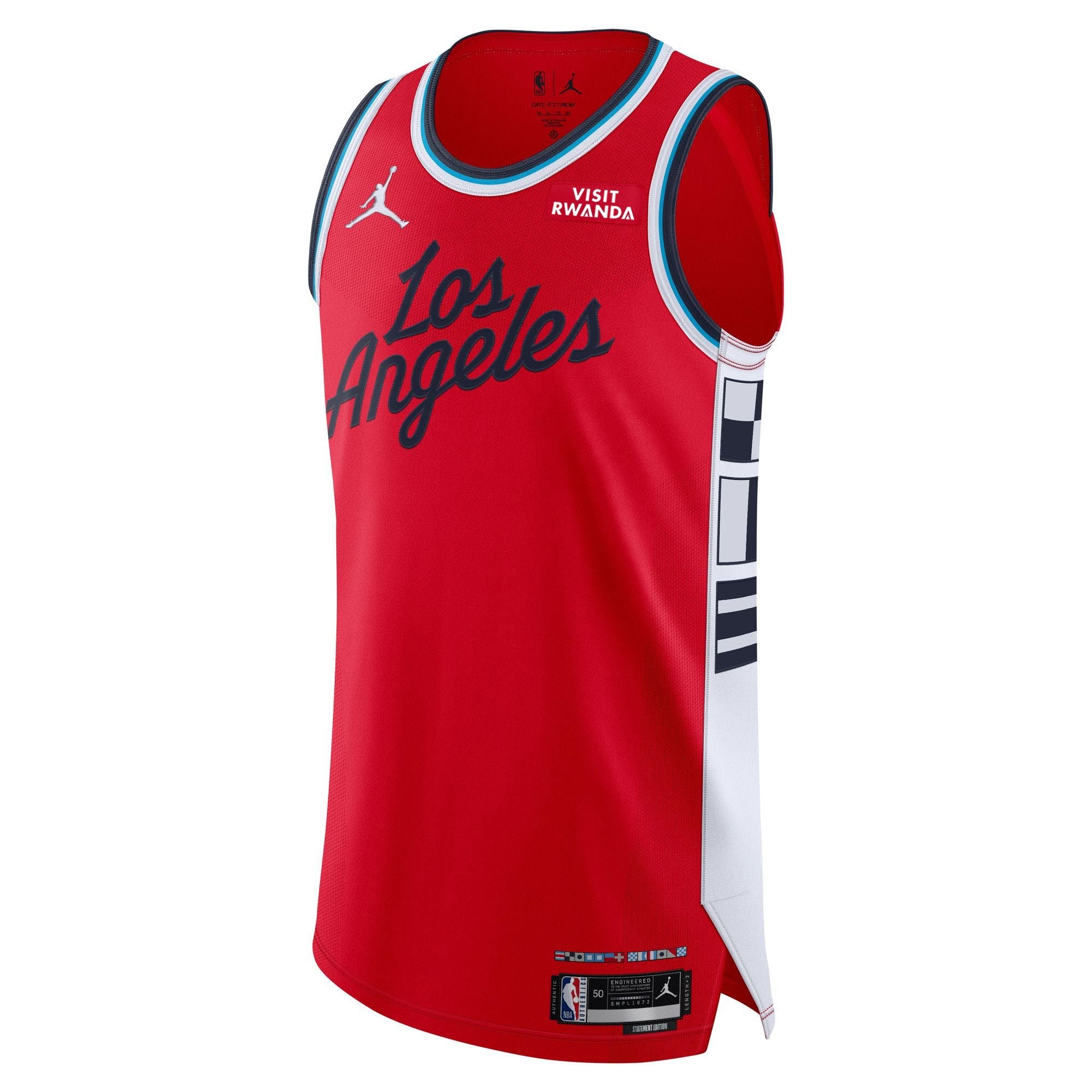 los angeles clippers gear Custom LA Clippers Statement Swingman Jersey