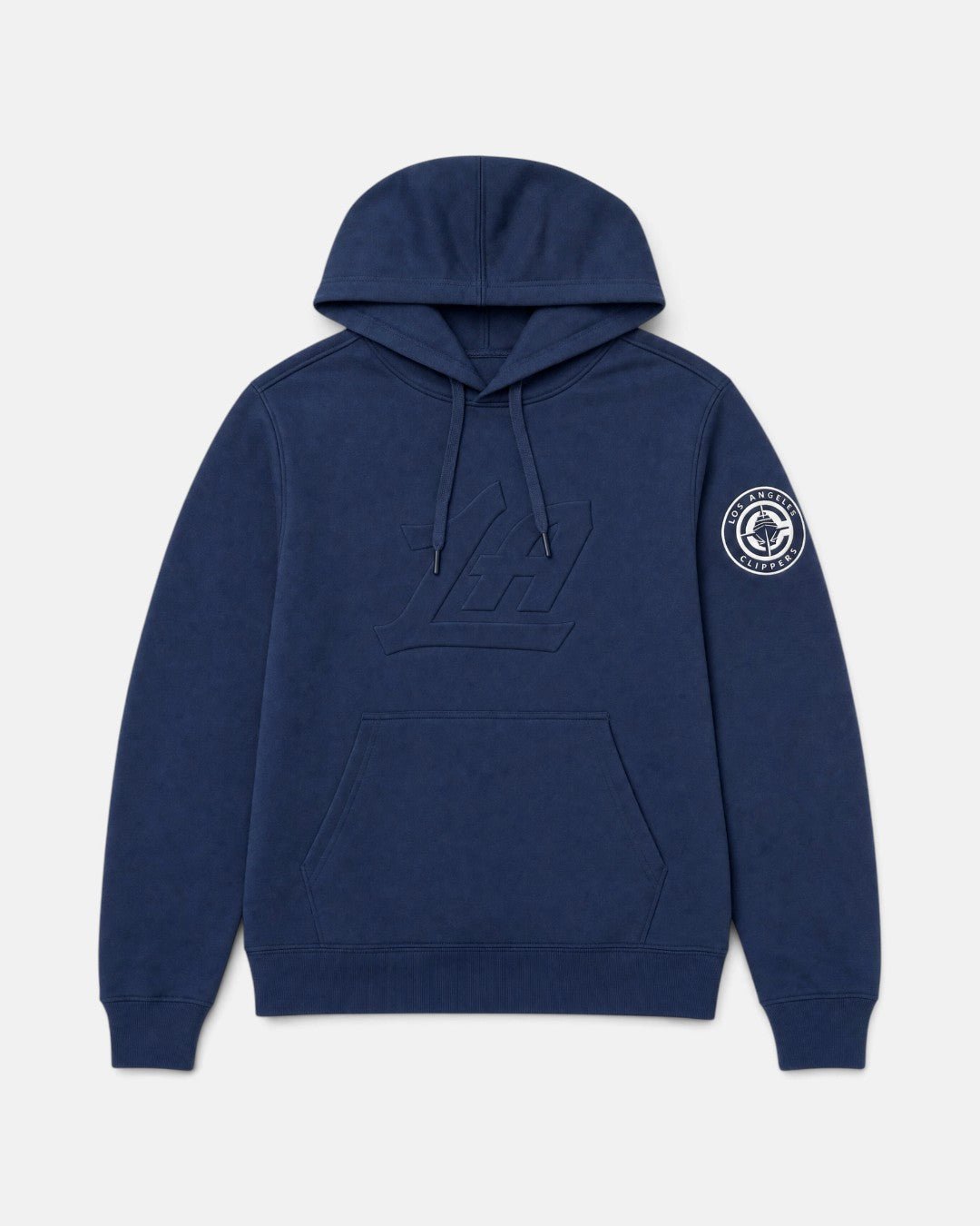 Debossed LA Hoodie - Hoodies - Navy - 20-000488-S