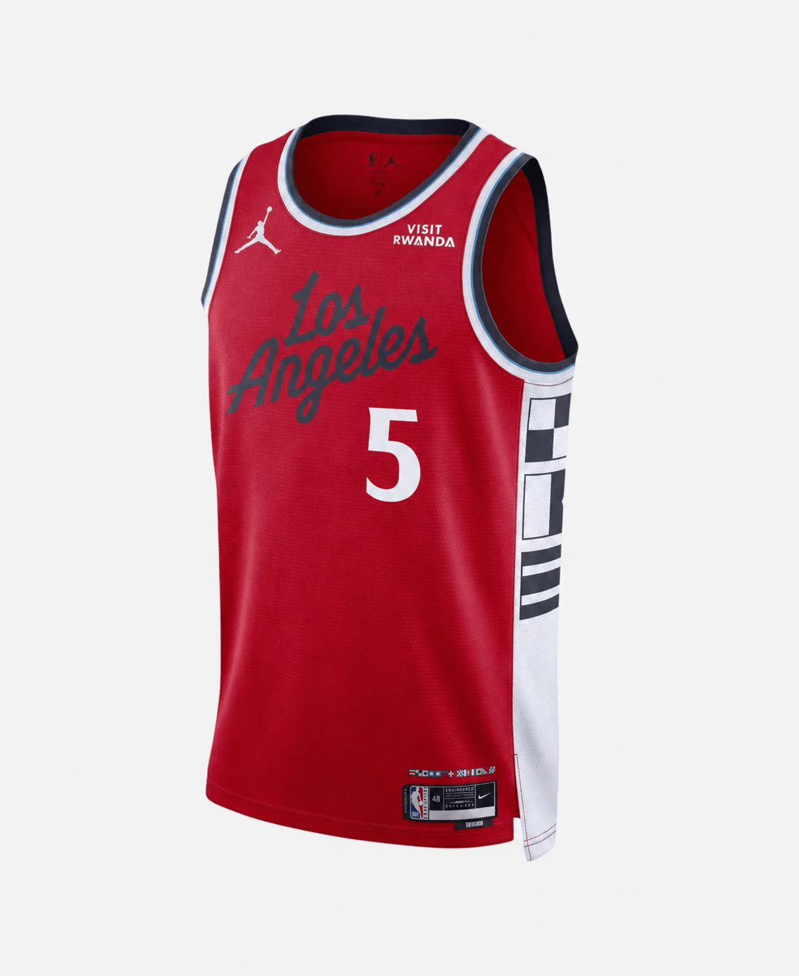 Derrick Jones Jr. Statement Swingman Jersey - Jerseys - Red - 11-000106-XS