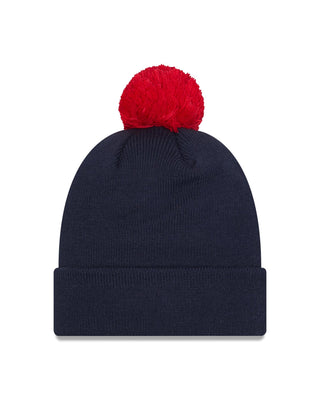 Free Throw Pom Beanie - Headwear - Navy - 60-000143