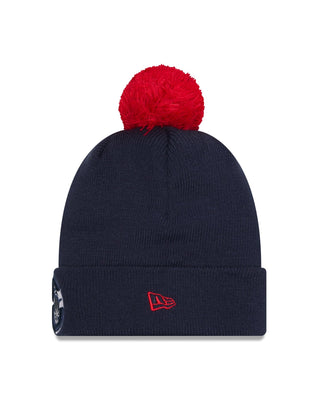Free Throw Pom Beanie - Headwear - Navy - 60-000143