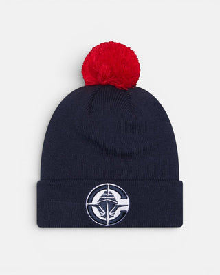Free Throw Pom Beanie - Headwear - Navy - 60-000143