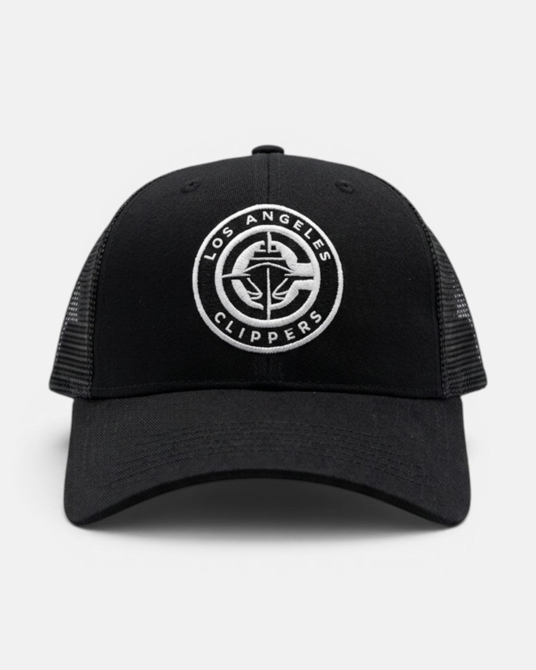 Global Logo Snapback Trucker Hat - Headwear - Black - 60-000047