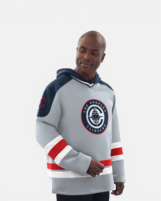 Global Logo Sweeper Hockey Hoodie - Hoodies - Gray - 20-000063-S