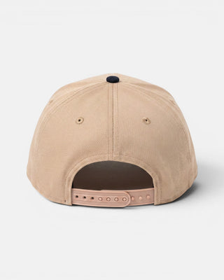 Global Logo Two-Tone 940 A-Frame Snapback Hat - Headwear - Khaki - 60-000025