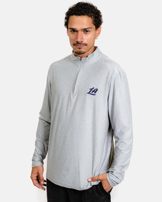 Gray LA 1/4 Zip Pullover - Apparel - Gray - 20 - 000347 - S
