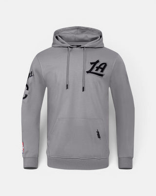 Gray LA Chenille Hoodie - Hoodies - Gray - 20-000044-S