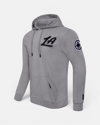 Gray LA Chenille Hoodie - Hoodies - Gray - 20-000044-S