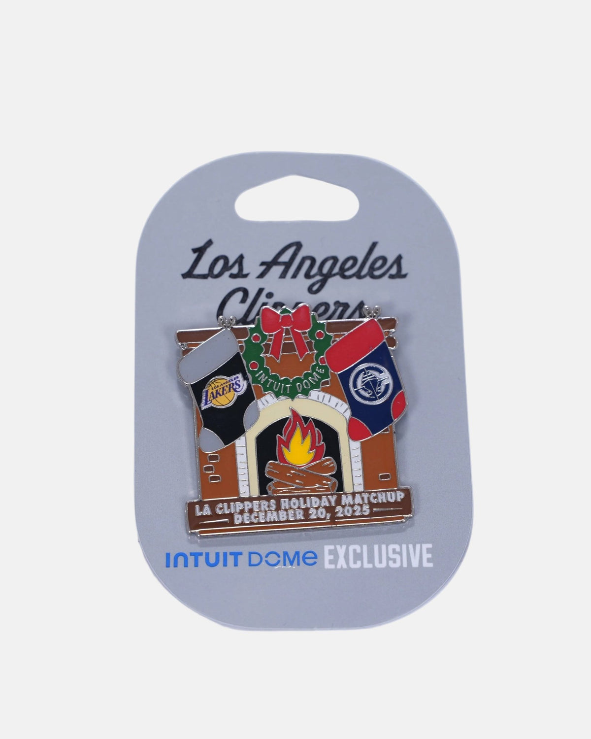 Holiday Hoops LA Collector Pin – Lakers vs Clippers - Accessories - 72-000124