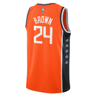 Kobe Brown '25 - '26 City Edition Swingman Jersey - Jerseys - Orange - 11-000153-XS