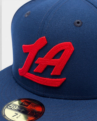 LA 5950 Fitted Hat - Headwear - Navy - 60-000055-7