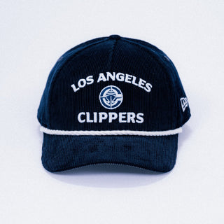LA 940 New Era Rope Corduroy Hat - Headwear - Navy - 60-000222