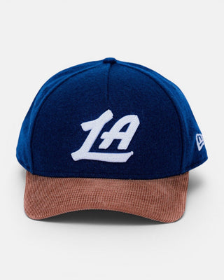 LA Chainstitch Two-Tone Wool Strapback 940 Hat - Headwear - Blue - 60-000217