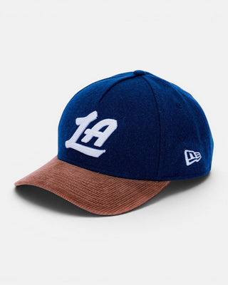 LA Chainstitch Two-Tone Wool Strapback 940 Hat - Headwear - Blue - 60-000217
