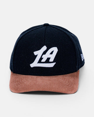 LA Chainstitch Two-Tone Wool Strapback 940 Hat - Headwear - Black - 60-000218
