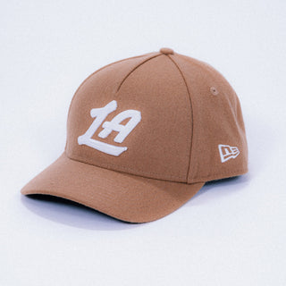 LA Clippers 940 New Era Wool Chainstitch Hat - Headwear - Brown - 60-000226