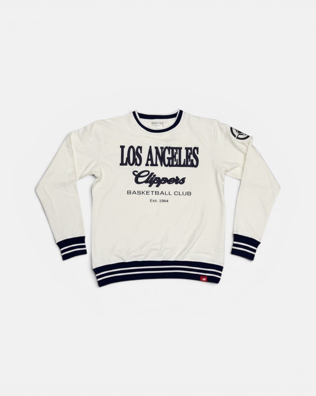 LA Clippers Basketball Club Crewneck - Apparel - White - 20-000437-S