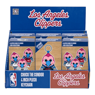 LA Clippers Chuck the Condor Blind Box Plush Keychain - Accessories - 72-000105